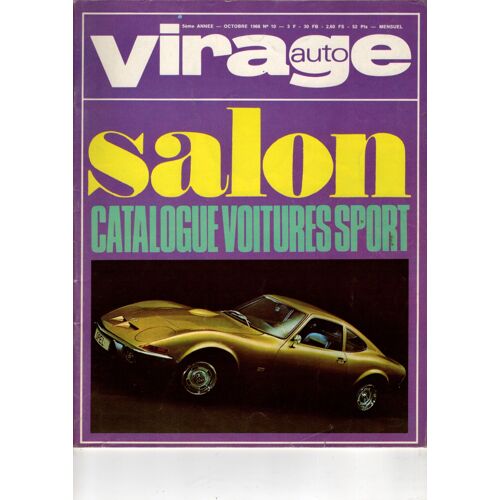 Virage Auto 10 5ème Année Salon Catalogue Voitures Sport