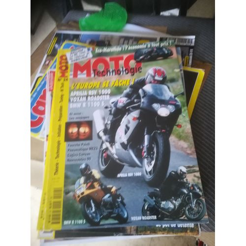 Moto Technologie 24 De 1998 Bmw R1100s,Aprilia Rsv1000,Voxan Roadster,Cagiva 500 Canyon