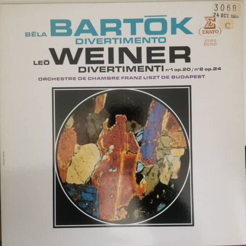 Bartok - Weiner - Trois Divertimenti - Vinyle 33t