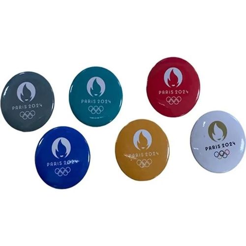 6 x Magnets JO PARIS 2024 - Collection Officielle Jeux Olympiques et Paralympiques?