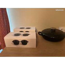 Smeg Set | Faitout En Fonte | Noir | 26cm 1 Pc + 2 Cocottes