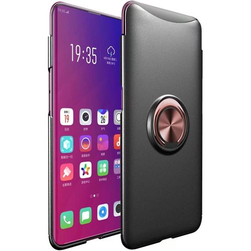 Compatible Avec Xiaomi Redmi 9 Power Coque, 360 Degres Protection Bumper + Verre Trempé, Coque Avec Anneau Support Cover Skin Cases Housse Etui Protector-Or Noir