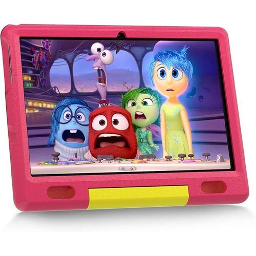 Tablette Enfants 10 Pouces Android 12, 2 GB RAM 32GB ROM, IPS 1280 x 800, Applications Préinstallé, Bluetooth, WiFi, Tablette Educative avec Kid-Proof Etui