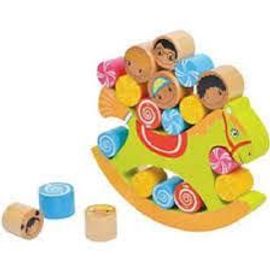 Jeu En Bois - Mon Cheval En Équilibre