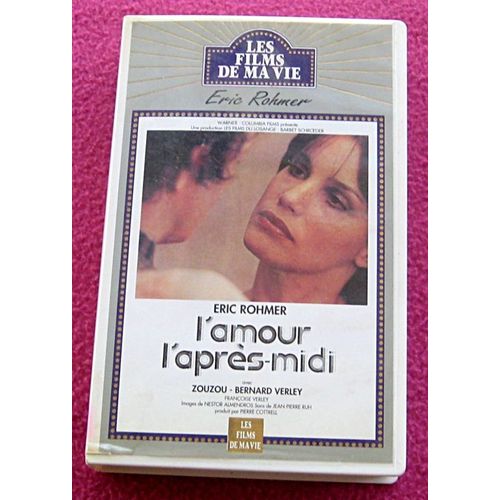 Vhs. L'amour L'après-Midi. Rohmer. Les Films De Ma Vie. 1972.