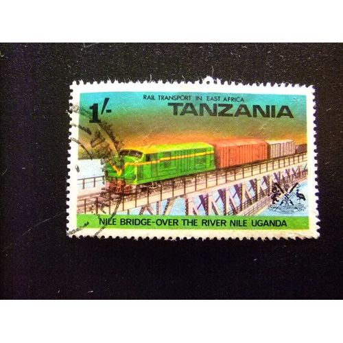 51 Tanzanie Tanzanie 1976 / Train Passant Sur Un Pont Sur Le Nil / Yvert 57 Fu