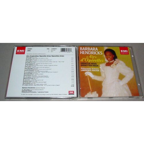Barbara Hendricks (Cd) Airs D'Opérettes