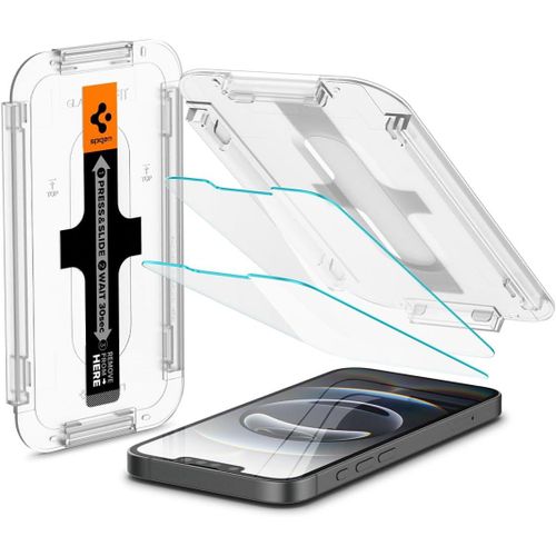 CAUC-Glas.tR EZ Fit Verre Trempé compatible avec iPhone 16e, iPhone 14, iPhone 13, iPhone 13 Pro, 2 Pièces, Résistant aux Rayures, 9H Protection écran