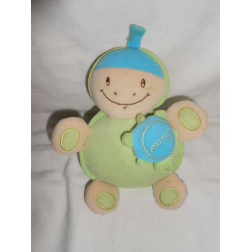 Doudou Musical Boite A Musique Carillon Tortue Doux Calins Chicco Vert Bleu A Suspendre