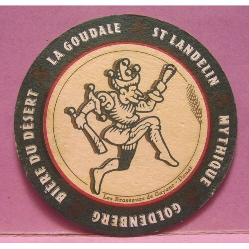Sous-Bock " Gold Triumph - La Goudale - Saint Landelin - Triple Secret Des Moines "/2 - Histoires De La Bière Texte N°2