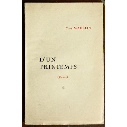D'un Printemps ( Poèmes )