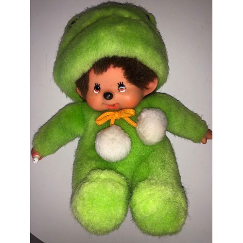Peluche Doudou Kiki Ajena Déguisé Grenouille