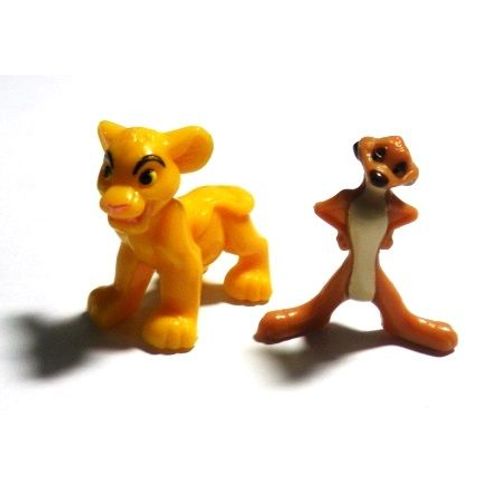 Figurines "Nestlé" (1998) - Figurines Tampons / N°1 Simba Et N° 2 - Timon