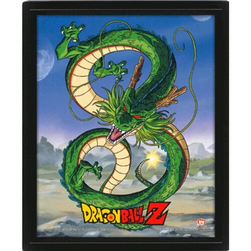 Dragon Ball - Affiche/ Poster Cadre Shenron Boules De Cristal Effet 3d