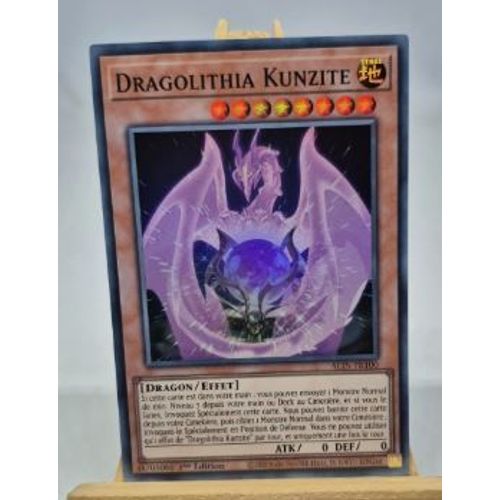 Yu Gi Oh Alin Fr100 Dragolithia Kunzite Super Rare