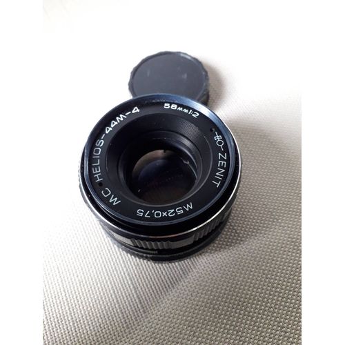 objectif helios 44M-4 58mm de 52 à vis