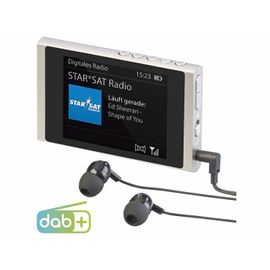 Radio de poche DAB+/FM rechargeable DOR-350.mini avec écouteurs