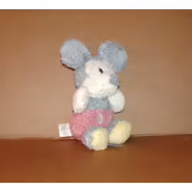 Mickey Bleu Pastel Disneystore Doudou Peluche 30cm
