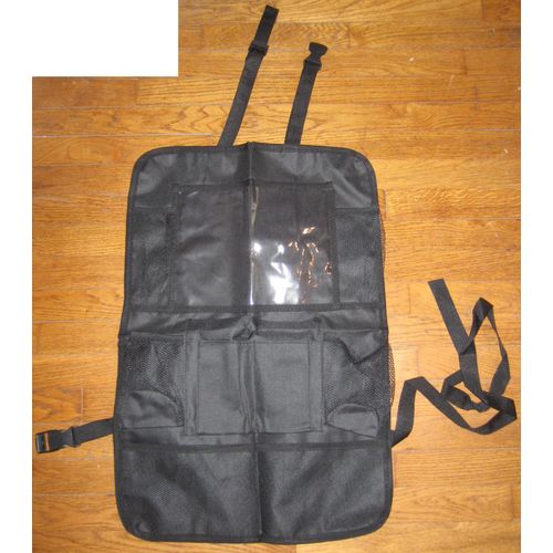 Tablier Bricolage Noir Multipoches 10 Compartiments 40x60cm