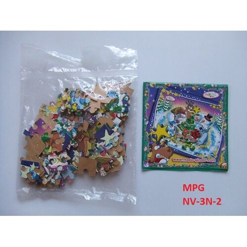 Collection Kinder Surprise 2008 Puzzle Maxi Noël Mpg Nv-3n-2 + Bpz