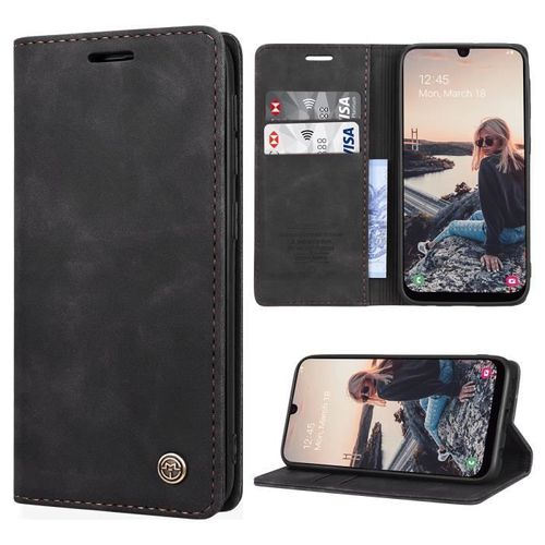 Coque Samsung S21 Fe, Etui Samsung S21 Fe, Étui Housse Coque Pour Samsung Samsung S21 Fe Antichoc, Portefeuille Etui En Cuir Pu Premium Housse Pour Samsung Galaxy S21 Fe(Noir)