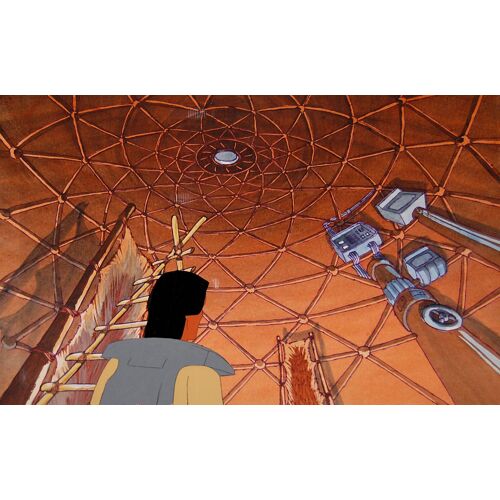 Cellulo Original Les Mondes Engloutis Anime Cel Spartakus La Taka Des Inuk 1984