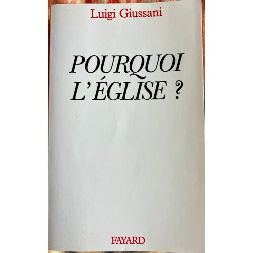 Pourquoi L'église ?