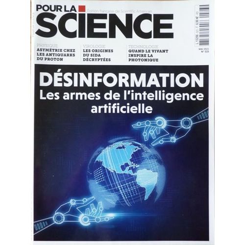 Pour La Science 523 Désinformation - Les Armes De L'intelligence Artificielle