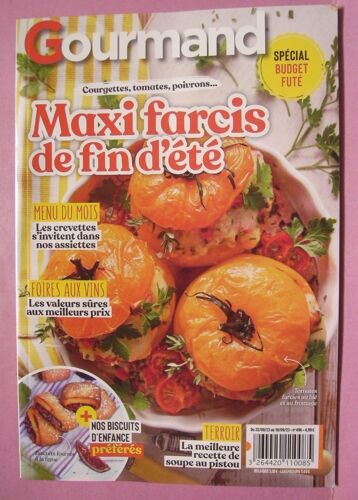 Gourmand - Maxi Farcis De Fin D'été - Du 22 / 08 / 2023 Au 18 / 09 /2023 - N° 496