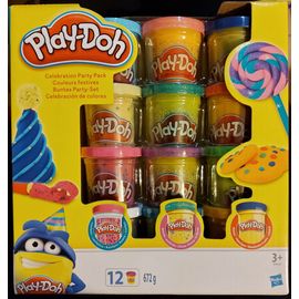 12 Pots Pâte À Modeler - Couleurs Festives