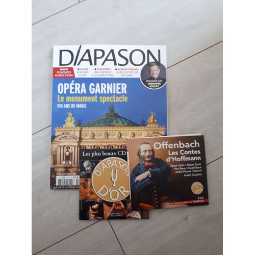 Diapason 70 Opéra Garnier Le Monument Spectacle. La Mer 10 Album Cultes... Avec 3 Cd En Inclus