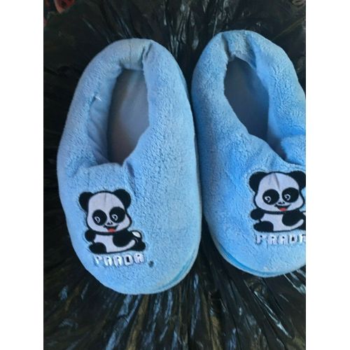 Chaussons Femme Polaire / Peluche Rembourres Motif : Panda - 38