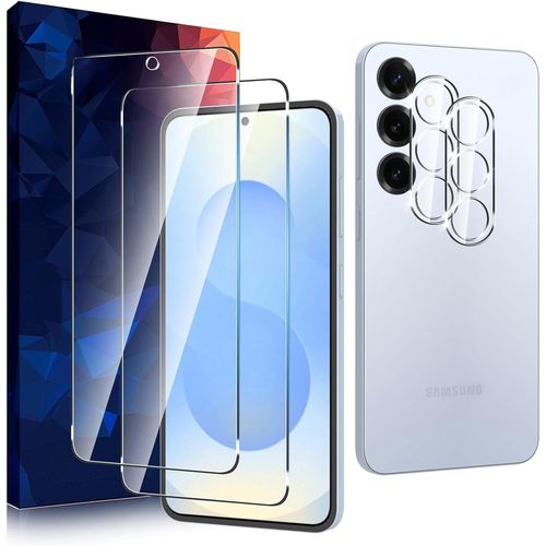 Verres Trempes Et Protections Camera Arriere Transparent X2 Pour Samsung Galaxy S25 Little Boutik©