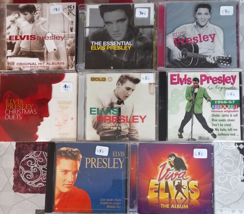 Elvis Presley / 11 X Disques Cds /