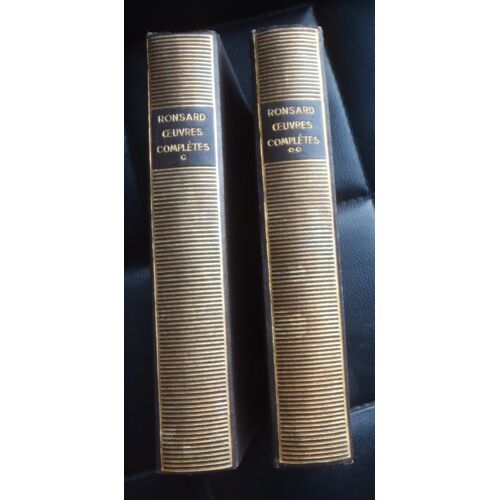 La Pleiade Ronsard Oeuvres Complètes 1938