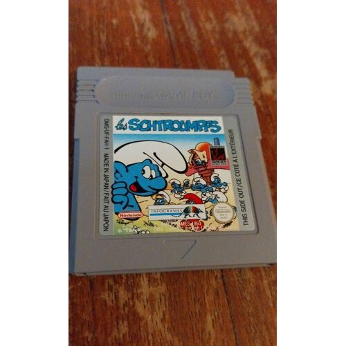 Jeu Vidéo Game Boy 1 Les Schtroumpfs