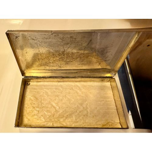 Boite métal argenté 18X9X3