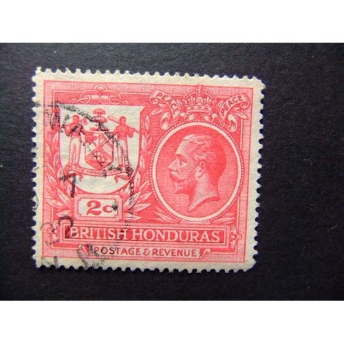 42 Honduras Britannique 1921 / Paix Roi George V / Yvert 91 Fu