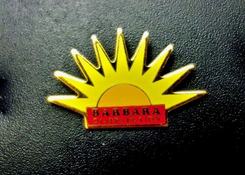 Pins Barbara Distribution. Pins Mode, Vêtements, Pins Soleil. Société, Marque Barbara Distribution.