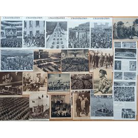 Lot 20 Articles-Photos Allemagne - Italie Années 30 Illustration (Fascisme)