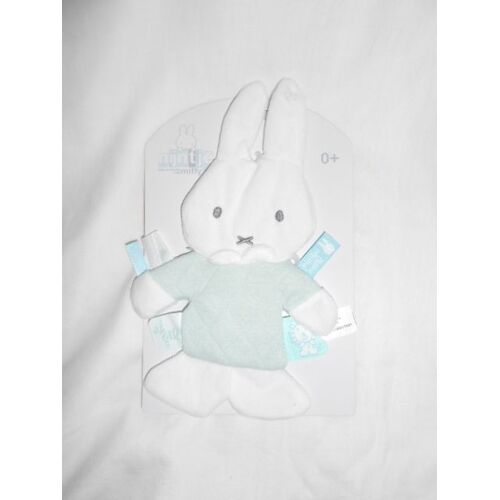 Doudou Miffy Nijntje Menthe Vert Lapin Olmitos Collection Tiamo Mjn415 Plat Ruban Pull Tricot 