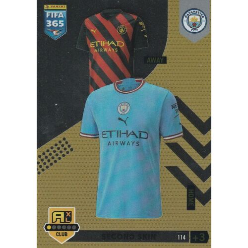 Carte Foot Panini - Adrenalyn Xl Fifa 365 - 2023 - N° 114 - Second Skin - Manchester City