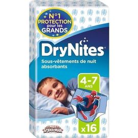 Huggies Drynites Sous-Vetements De Nuit Garçon - 4-7 Ans - 16 Culottes