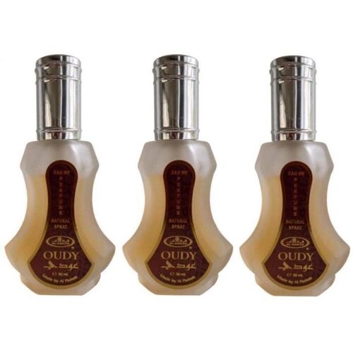 Lot De 3 Musc Parfums - Al Rehab - Oudy - 35ml - Parfum Unisex Halal - Notes: Costus, Musc Blanc 