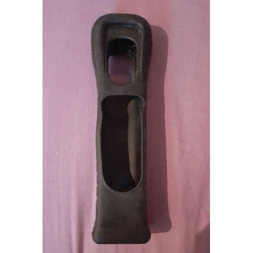 Housse/Protection Wiimote Motion + Silicone Noir (Officiel)