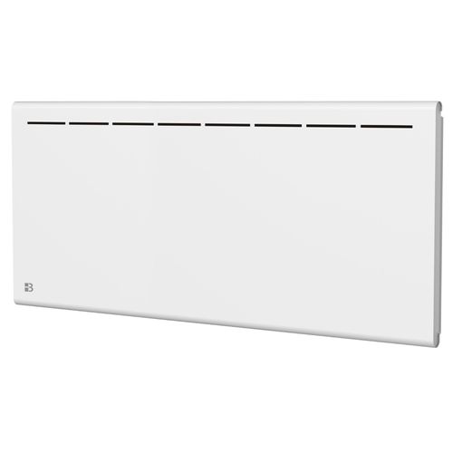 Radiateur électrique fixe à inertie sèche céramique 2000W Bestherm ATLAS horizontal blanc