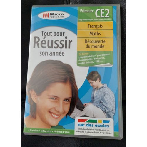 Tout Pour Réussir Son Année Primaire Ce2 Micro Application Année Scolaire 2004 - 2005 / Français Maths Découverte Du Monde