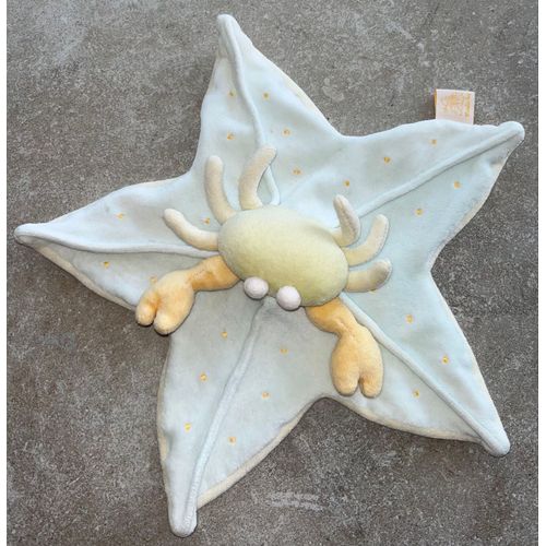 Doudou crabe étoile de mer Moulin Roty jouet peluche bébé 