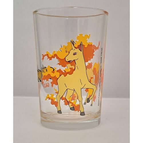 Verre Pokemon Galopa Eau Moutarde Licence Nintendo Amora Maille