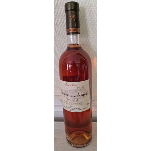3 Btls De Chateau Galoupet Rose 2001 Grand Cru Classe De Cotes De Provences